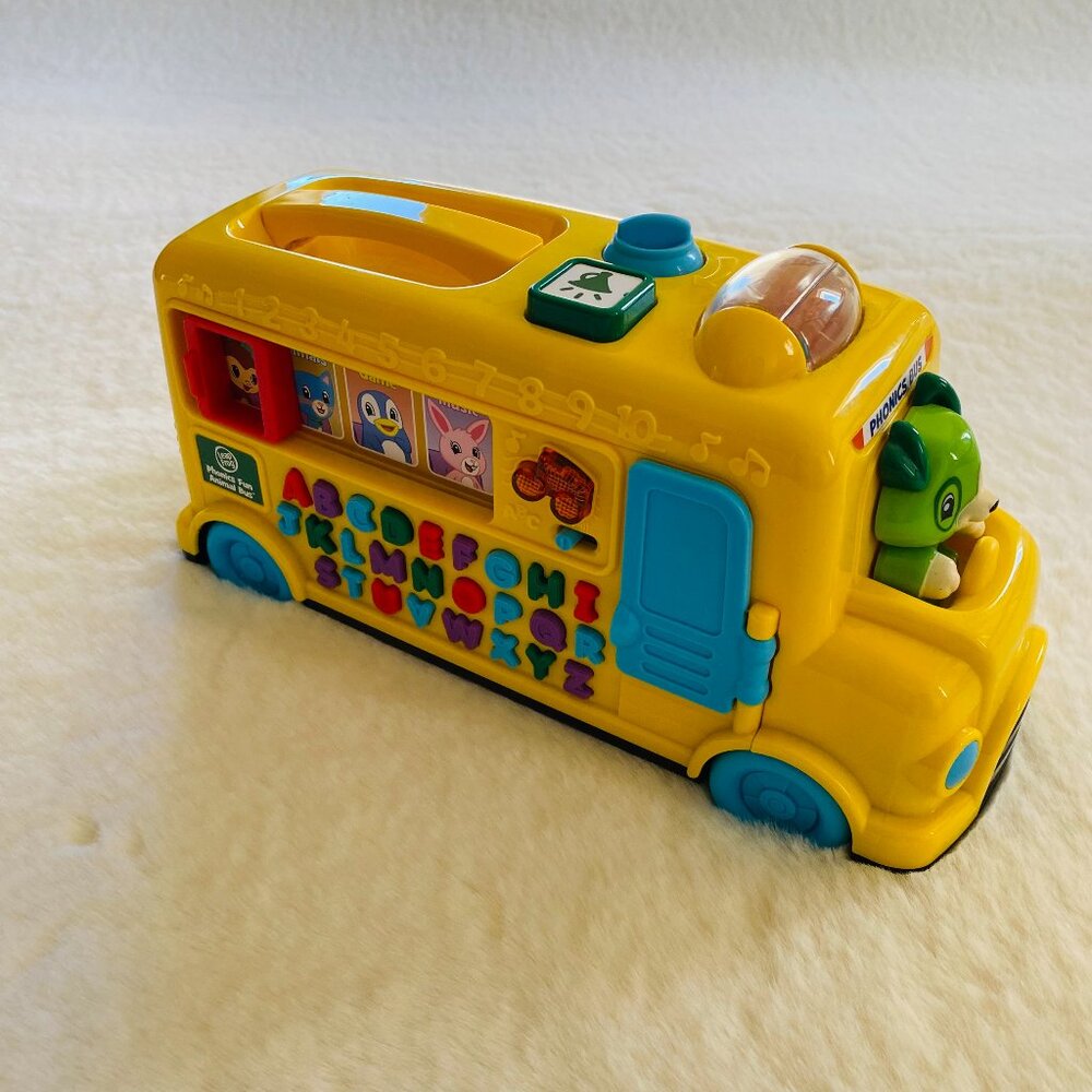 Leap Frog Phonics Fun Animal School Bus Letter Learning Scout Sounds Music 2017